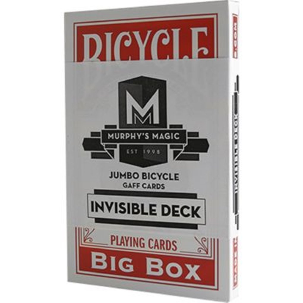 Jumbo Invisible Deck Bicycle (Red) - Trick