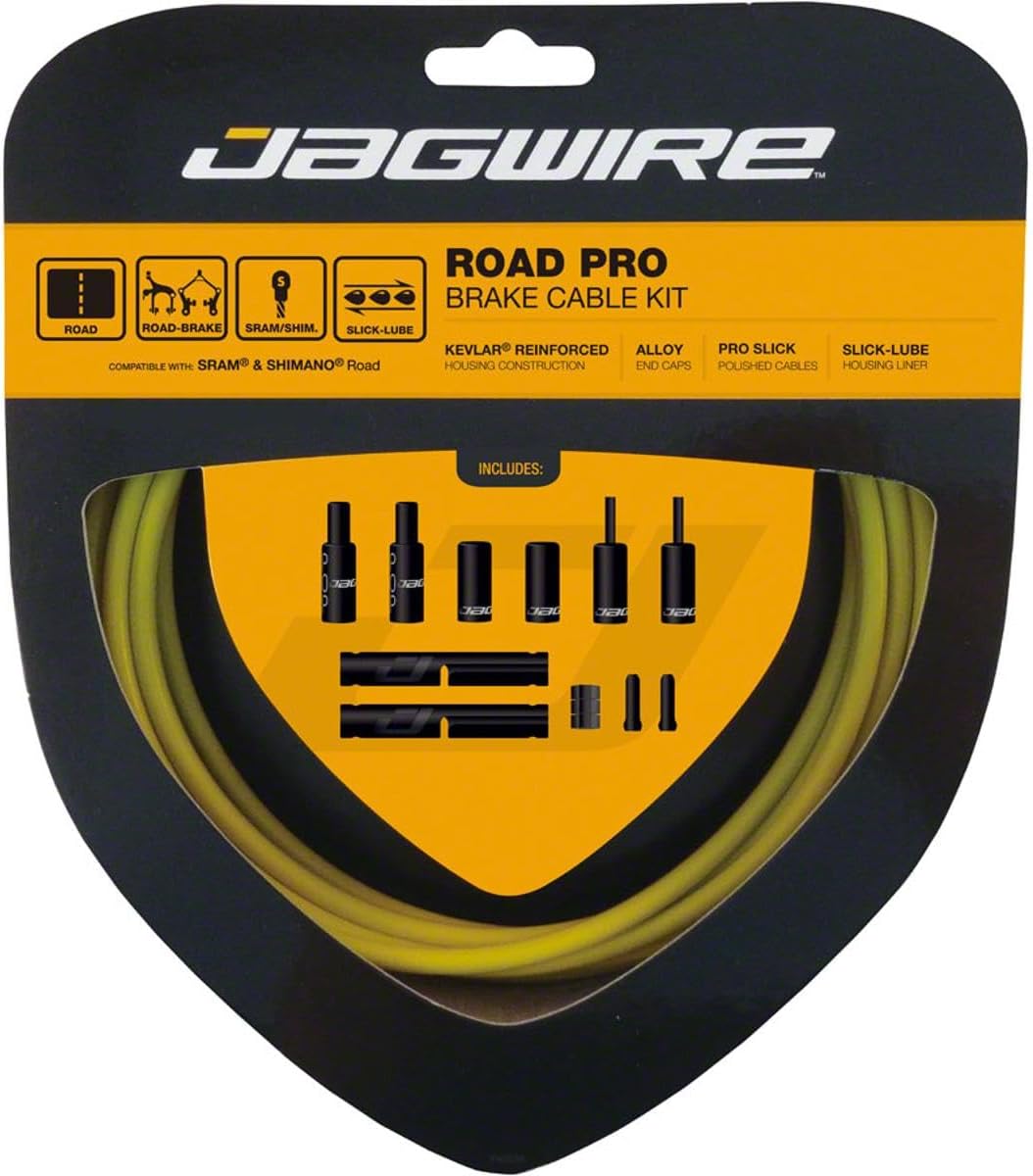 Jagwire Bremszugset Road Pro Gelb, Gelb