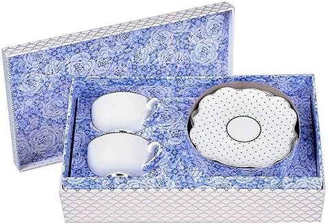 PIP Studio Royal White Blue Set 2 Teetassen und Untertassen