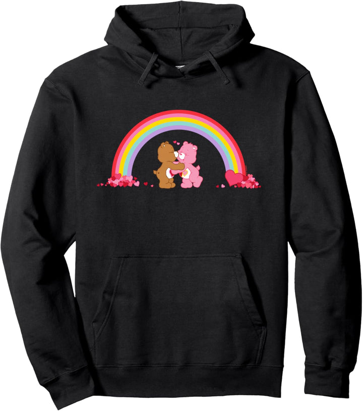 Care Bears Valentine's Kiss With Love-A-Lot And Tenderheart Pullover Hoodie