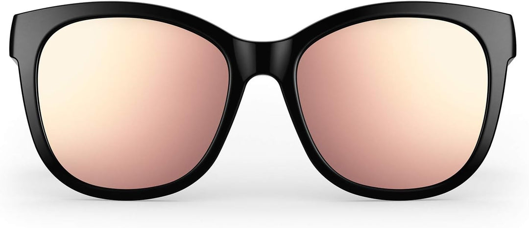 Bose Frames Brillengläser-Kollektion, Modell Soprano in Roségold verspiegelt (polarisiert), austausc