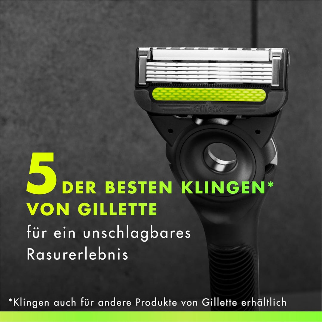 Gillette Labs Rasierklingen, 12 Ersatzklingen, für Gillette Labs Nassrasierer Herren mit Reinigungs-