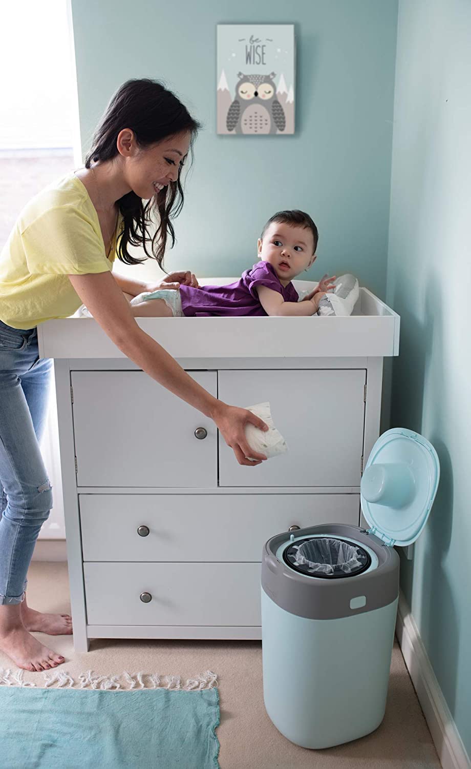 Tommee Tippee Windeleimer Nachfüllkassetten für Twist & Click und Sangenic TEC Windeleimersysteme, 6