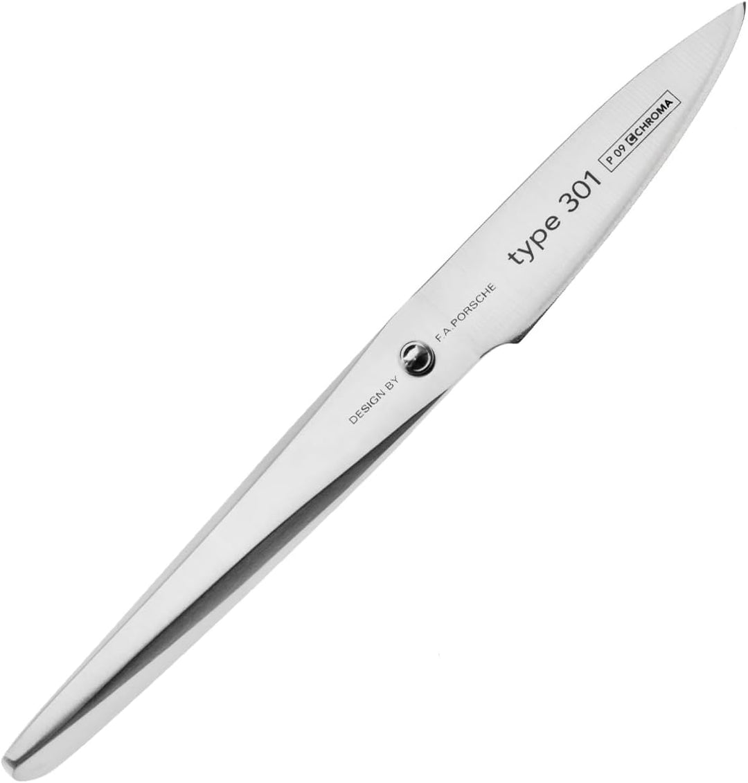 Chroma Messer-Set Type 301, P-29 (P-02, P-09) Schälmesser mit 7,7 cm Klinge + Extra scharfes Santoku