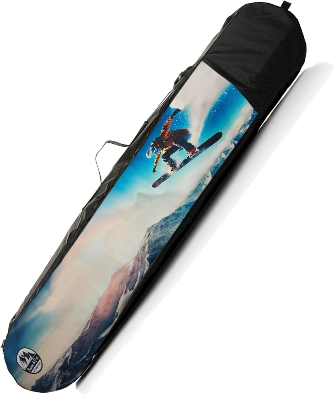 BAMBINIWELT Kinder Snowboardrucksack, Snowboardtasche, Stauraum für Helm, Schuhe & Handschuhe, Board
