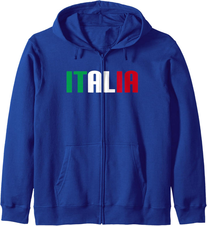 ITALIA Flagge | Damen Herren Kinder ITALIEN ITALIA Kapuzenjacke