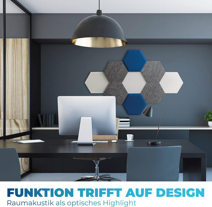 FENNEXT ® Schallabsorber Wand - Akustikbild - der perfekte Schallschutz aus BASOTECT ® und AKUSTIK-V