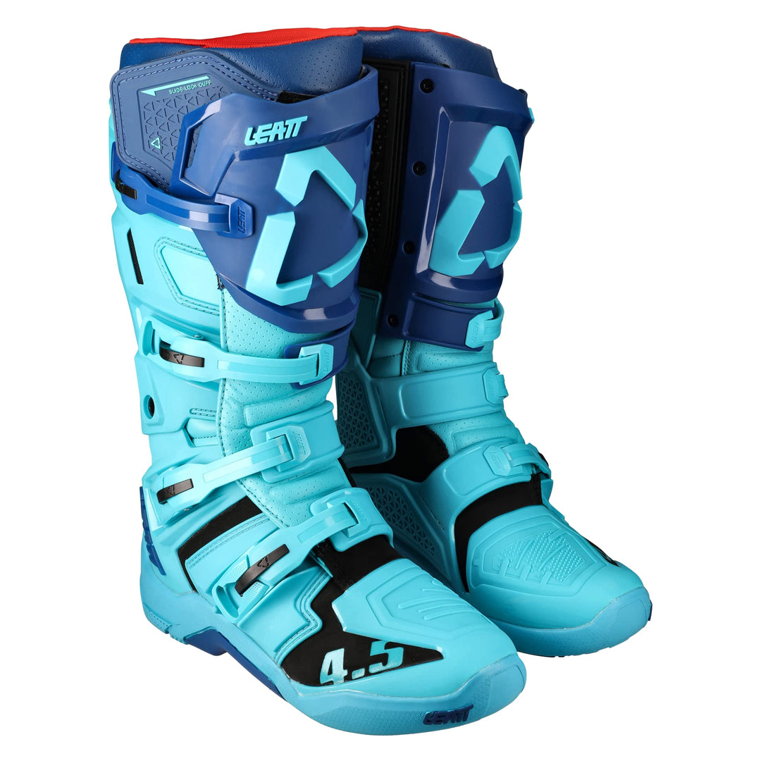 Leatt Motocross-Stiefel 4.5 Aqua 43 EU Türkis, 43 EU Türkis
