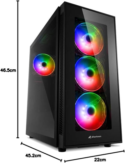 Sharkoon TG5 Pro RGB, ATX PC-Gehäuse, TG5 Pro