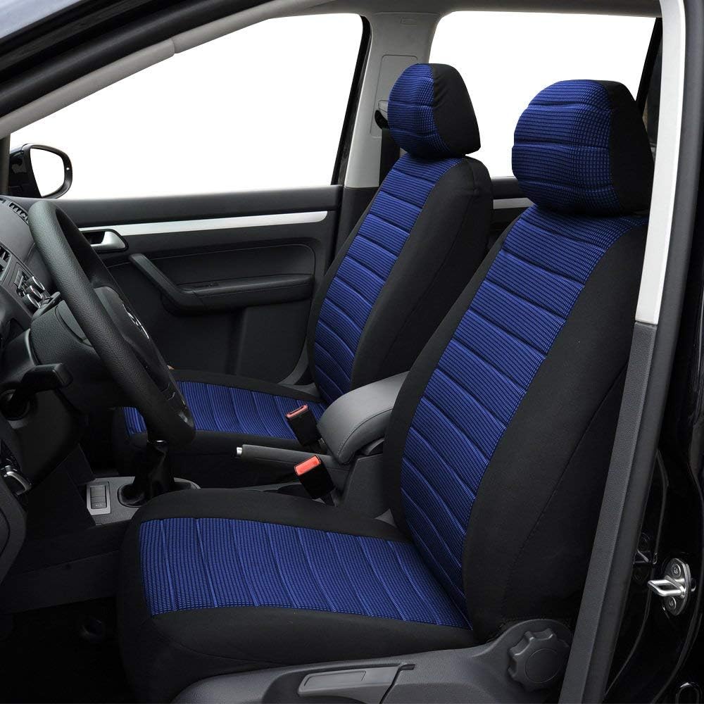 TOYOUN Universal Autositzbezüge Komplettes Set - Jacquardtuch für die meisten Limousinen, Vans, SUVs