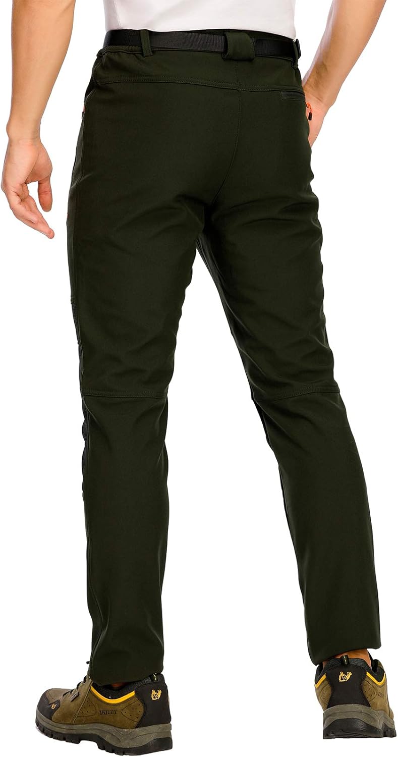 DAFENP Skihose, Wanderhose, Herren, wasserdicht, Arbeitshose, Winter, Berghose, Softshell, warm, gef