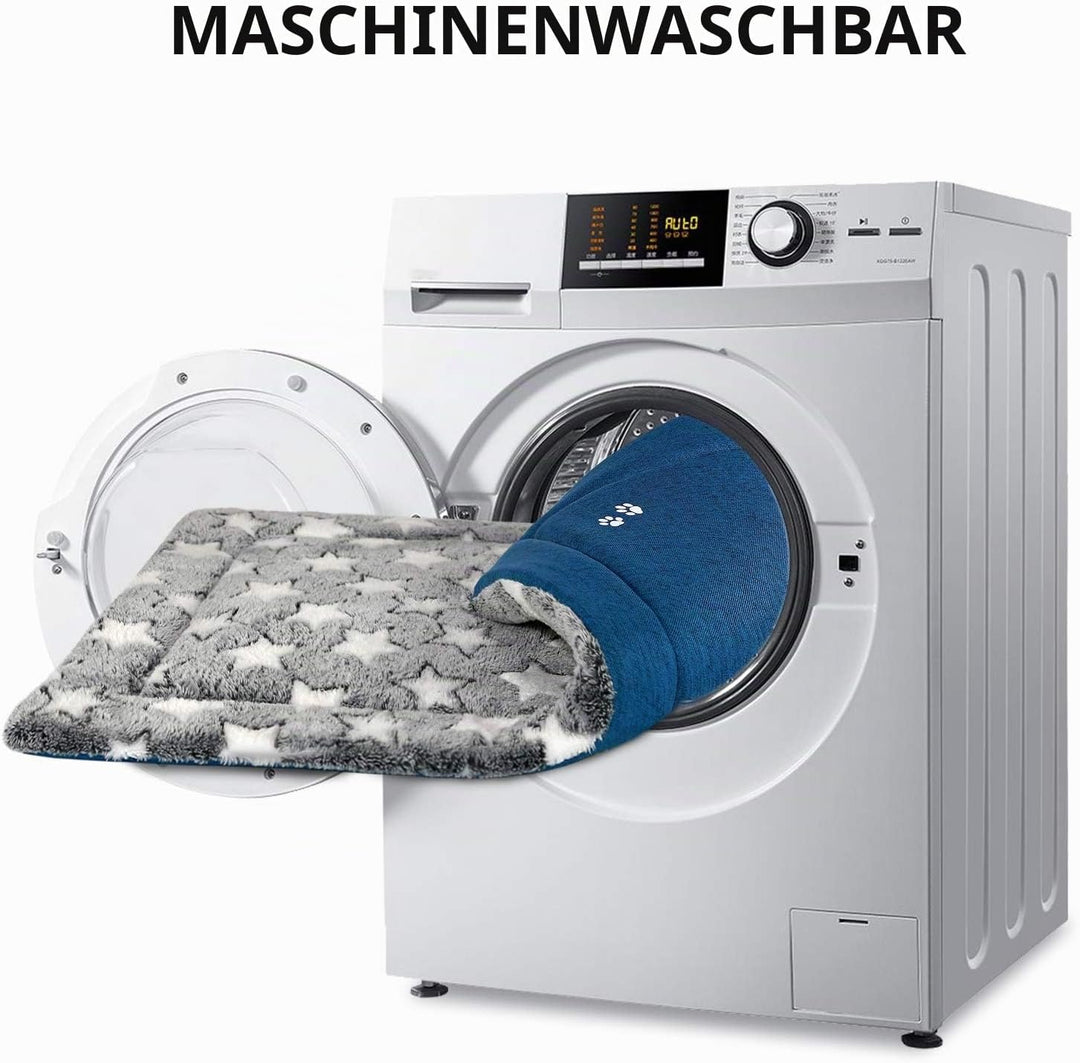 KROSER Hundebett Wasserdicht Wendbare Hundematte, Grau, 61x46 cm L 61 x B 46 x H 3 cm, L 61 x B 46 x