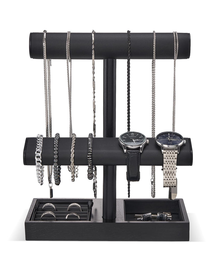 ProCase T-Form Uhrenhalter Armbandhalter für Männer, Armbandständer Uhrenständer Aufbewahrung Halske
