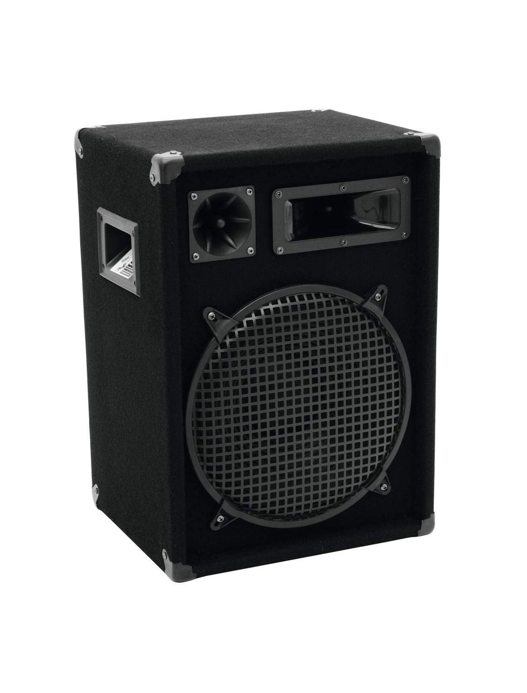 OMNITRONIC DX-1222 3-Wege Box 600 W | Robuste Full-Range-Box mit 12" Tieftöner und 600 Watt Leistung