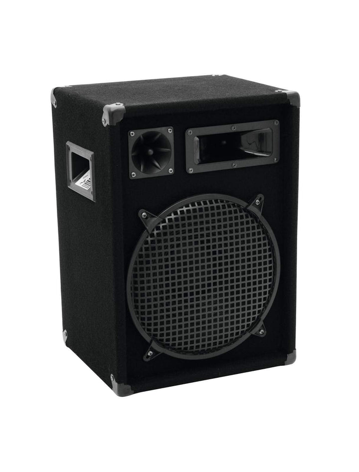 OMNITRONIC DX-1222 3-Wege Box 600 W | Robuste Full-Range-Box mit 12" Tieftöner und 600 Watt Leistung