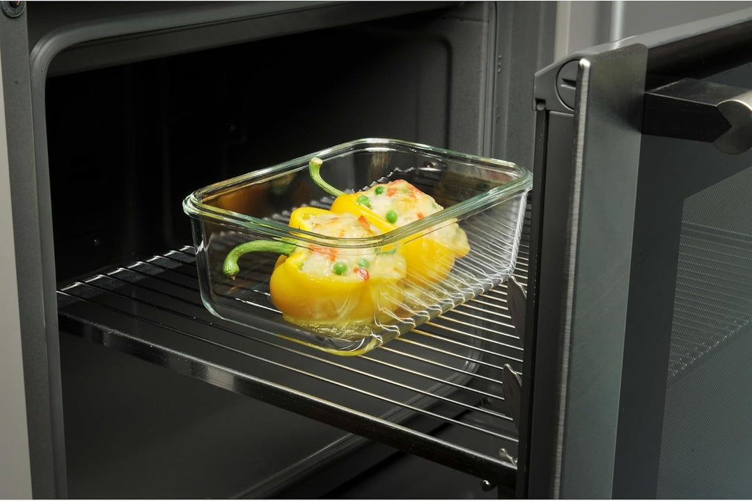 Silit Storio Vorratsdose 21 x 14 cm, Glas, Vorratsglas, luftdichter Aroma-Deckel, Frischhaltedose zu