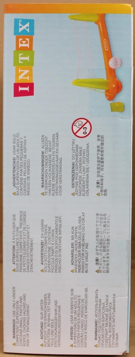 Intex Pool Game - Aufblasbares Wasserballspiel - Volleyballnetz (Pool Volleyball - Spiel + Floating