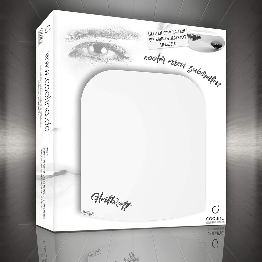 coolina Premium Gleitbrett für den Thermomix - Passend für TM5, TM6 & TM31 - Hochwertiger Gleiter -A