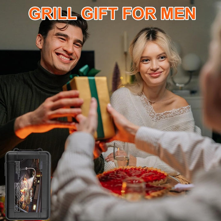 MojiDecor Grill Licht, Magnetische Grilllampe BBQ Licht Set Outdoor Grill Lichter BBQ Zubehör Arbeit