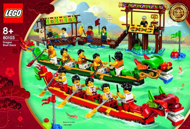 LEGO Dragon Boat Race - Stage Dragon Boat Race and Paddle for Victory!