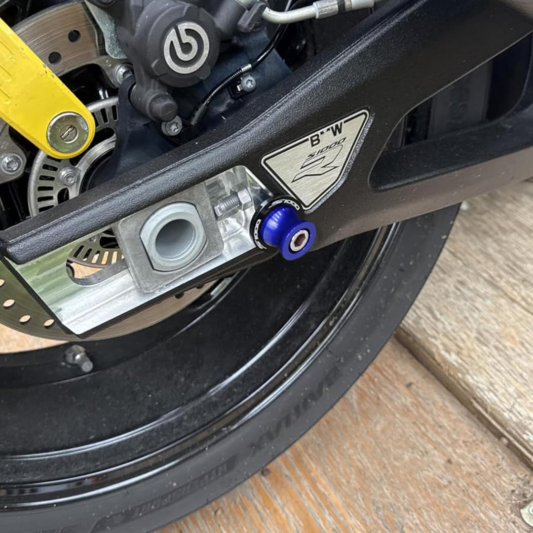 2pcs Montageständer Racingadapter M8*1,5 Bobbins CNC Ständeraufnahme Für S1000R S1000RR S1000XR S100