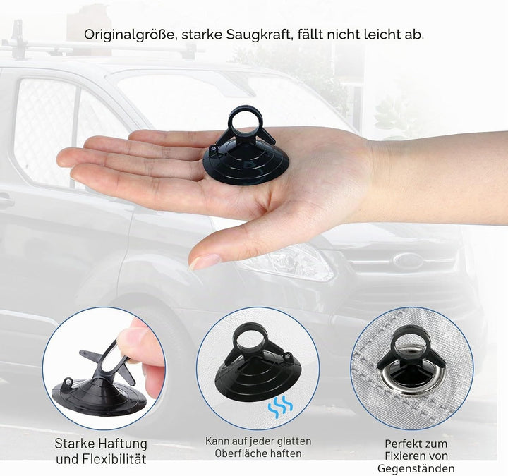 Thermomatte Fahrerhaus Innen für 2012-2022 Ford Tourneo Connect, 8PCS SWB Faltbare Isolierte Sonnens