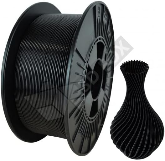 NEBULA PETG Filament 1.75 mm (± 0,05 mm), 3D drucker filament 1 kg spule schwarz, 3D printer PETG-Fi