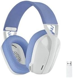 Logitech - G435 Lightspeed Wireless Gaming Headset - Weiss, 981-001074, schwarz
