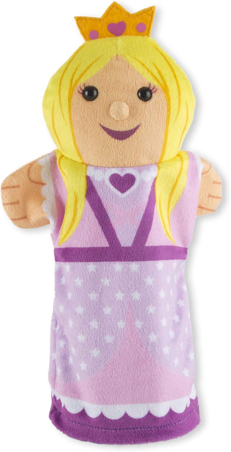 Melissa & Doug Palace Pals Hand Puppets | Puppets & Theaters | Soft Toy | 2+ | Gift for Boy or Girl,