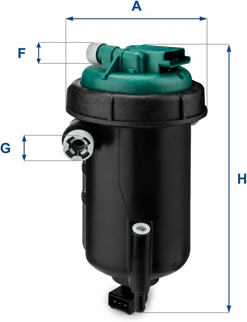 UFI FILTERS Filters 55.148.00 Dieselfilter Spin-On, Spin-On