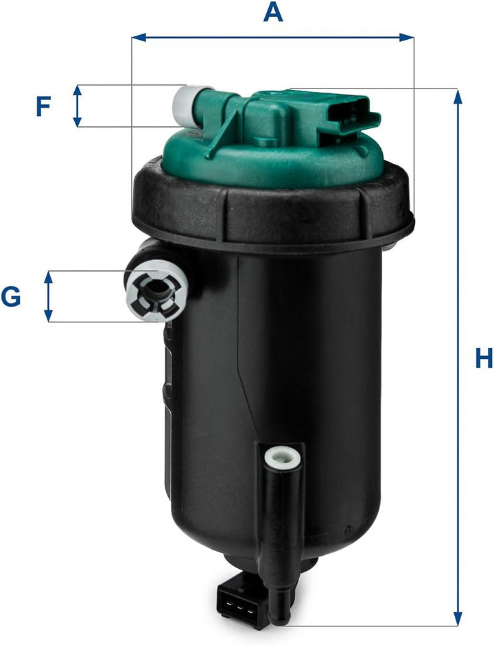 UFI FILTERS Filters 55.148.00 Dieselfilter Spin-On, Spin-On