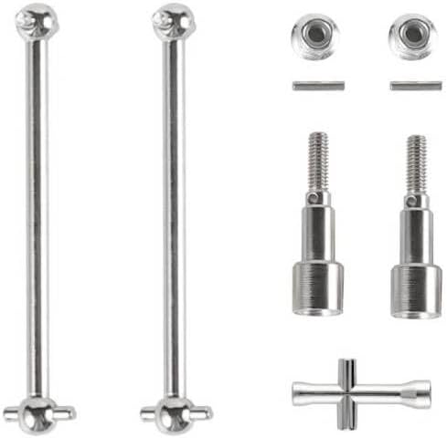 HAIBOXING - Metall-CVD-Wellen für 1/16 1/14 16889 16890A 2105Zubehör Ersatz Komplett 2 Stück M16105（