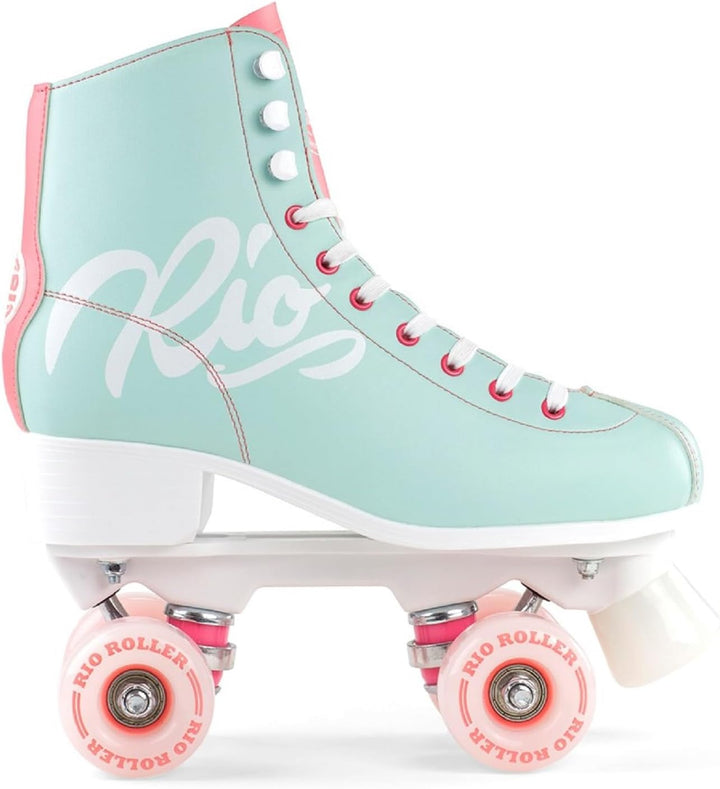 Rio Roller Rollschuhe Script Teal/Coral 37 teal/coral, 37 teal/coral
