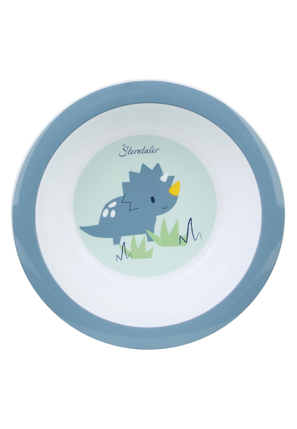 Sterntaler Geschirrset Dino Rexi - Baby und Kinder Geschirr mit rutschfestem Sockel an Teller, Tasse