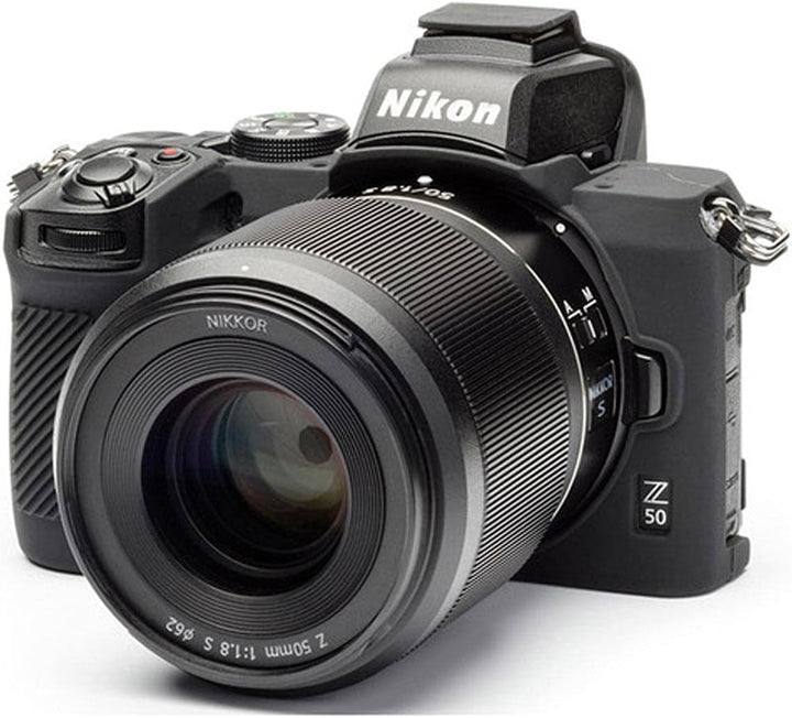 easyCover - Silikon Kameratasche - Schutz für Ihre Kamera - Nikon Z50 - Schwarz
