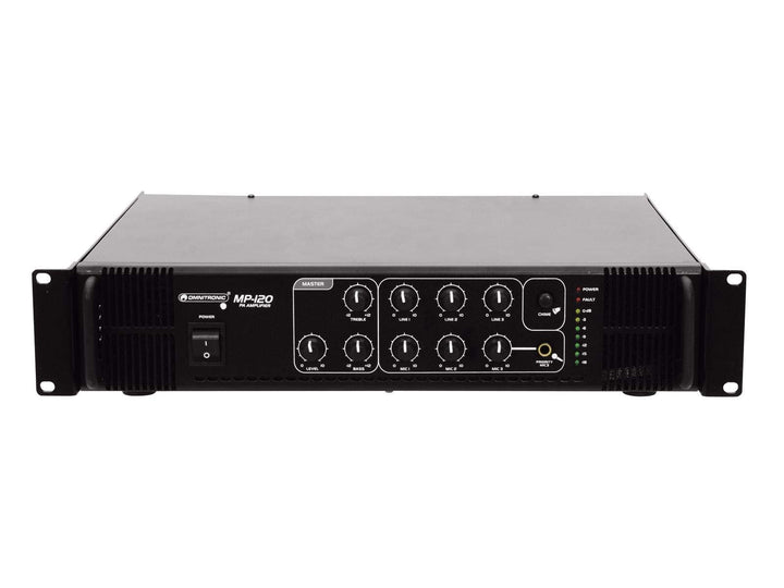OMNITRONIC MP-120 ELA-Mischverstärker | ELA-Mono-Mischverstärker, 120 Watt