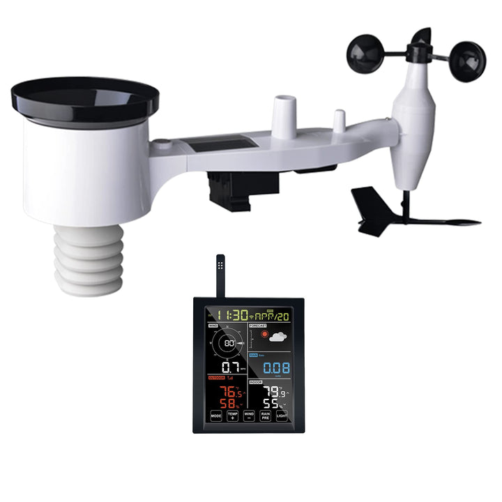 ECOWITT Wetterstation WN1980, 5 in 1 Wireless Outdoor Wetterstation Sensor WN67 (nicht Solarbetriebe