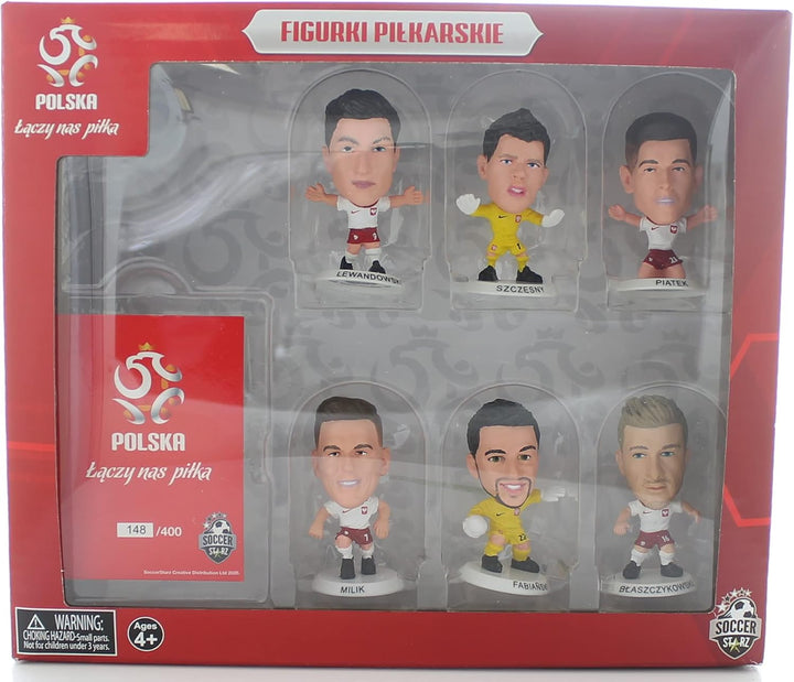 SoccerStarz Polen Team Pack 6 Figur (Version 2020)