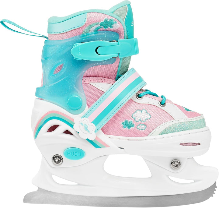 RAVEN 4in1 Inline Skates Triskates Rollschuhe Schlittschuhe Inliner für Kinder Mädchen verstellbar 2
