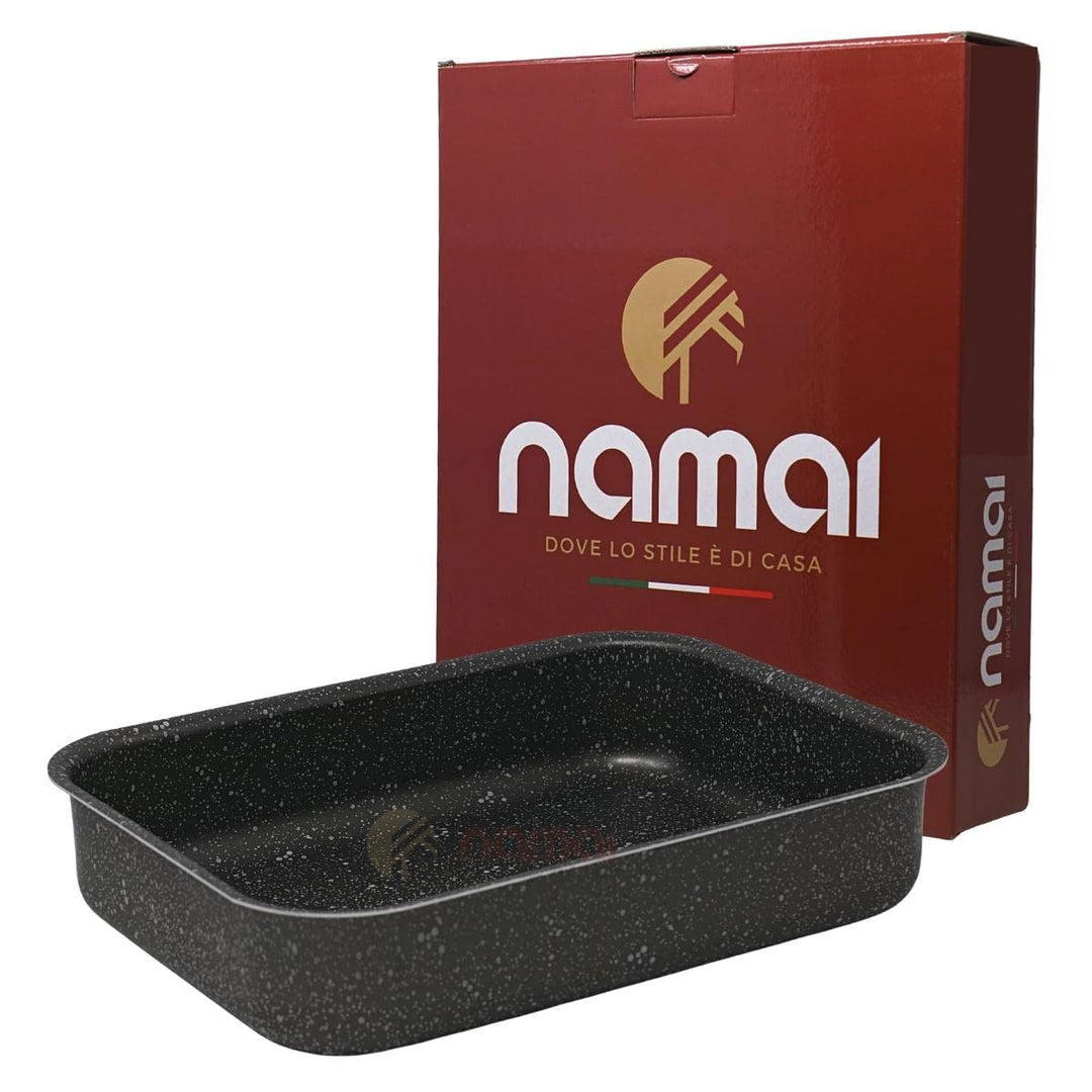 NAMAI - Auflaufform 40cm x 28cm - Lasagne Auflaufform - Geeignet Für Die Spülmaschine - Made In Ital