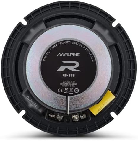 Alpine R-Series 2-Wege-Koaxial-Lautsprecher 6 1/2 Zoll