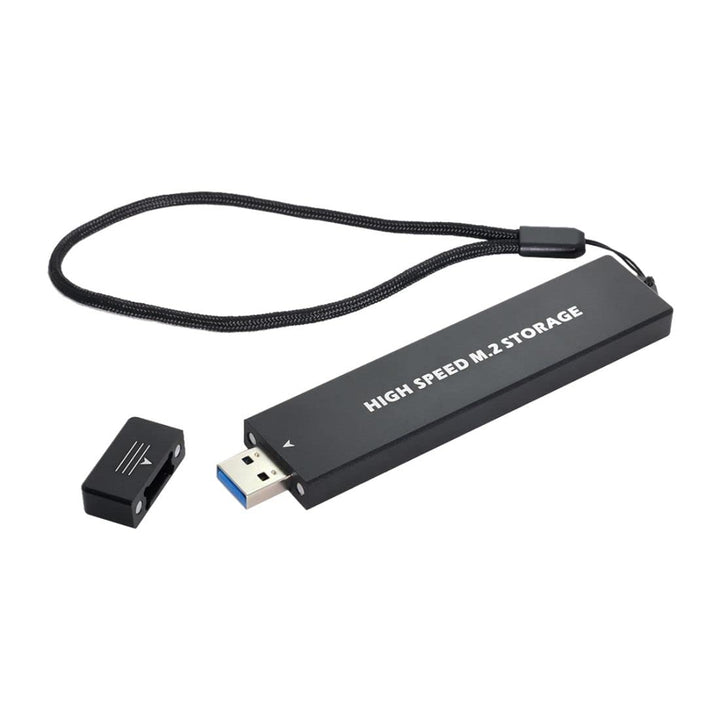 CY M.2 auf USB 3.1 Adapter,NVME M-Key M.2 NGFF SATA SSD auf USB 3.0 Type A Konverter Adapter RTL9210