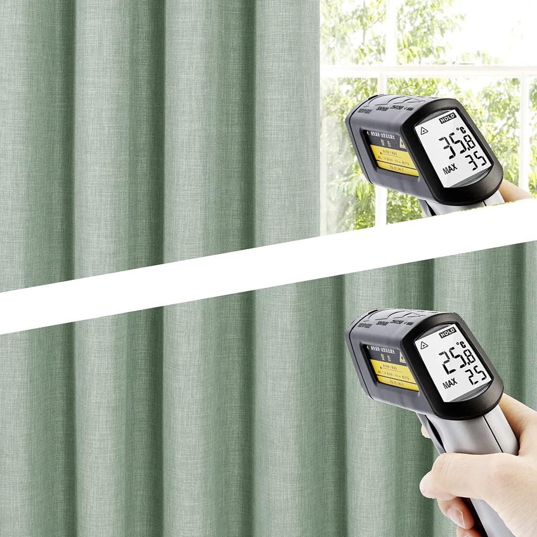 always4u Blickdichte Gardinen Verdunkelungsvorhang mit Ösen, Elegente Vorhang für Wohnzimmer Modern