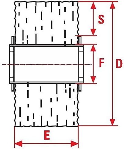 SIT Tecnospazzole 1360 Schleifbürste, Ondulat, Nylon abrasivo-RSF Bürstenband 100 mm-FLEX-Ø: 100 mm
