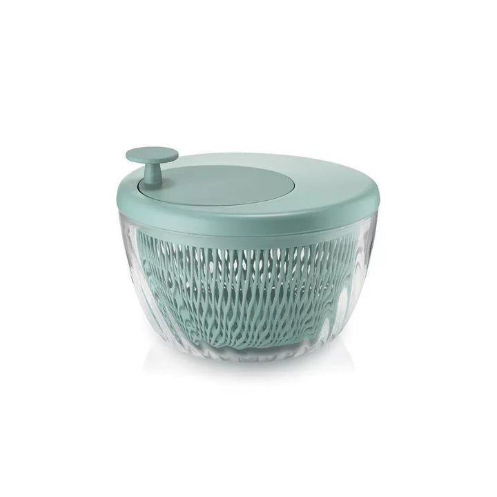 Guzzini - Kitchen Active Design, SPIN&STORE Salatschlüder mit Deckel - Olivgrün, Ø26 x h19 cm | 400