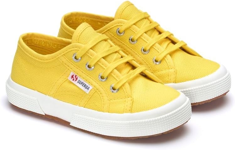 Superga 2750 JCOT Classic, S0003C0, Unisex-Kinder Sneaker 25 EU Gelb 176 Sunflower, 25 EU Gelb 176 S