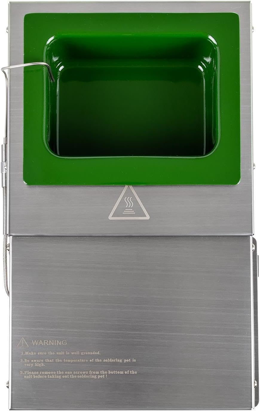 QUICK sensorgeregelter Löttiegel Titanium beschichtet 600 W Lötbad 98 x 121 mm 150-450°C für bleifre