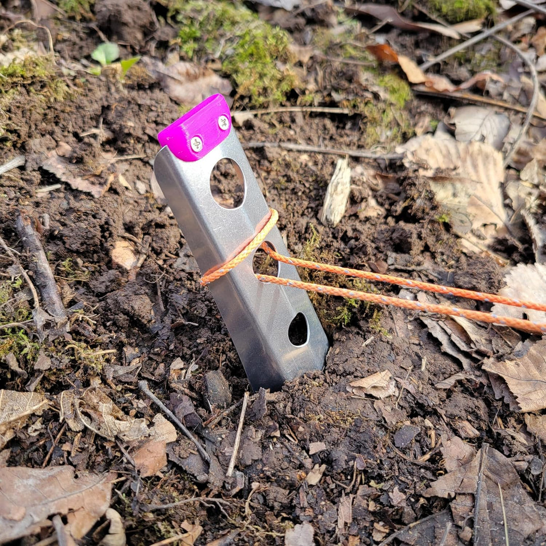 BoglerCo Ultraleichte Rucksackkelle, 13,5 g, Violett, violett