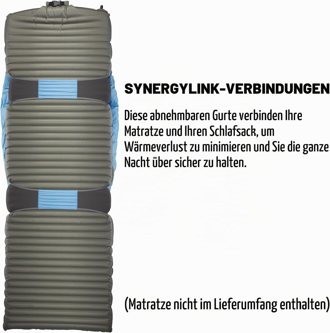 Therm-a-Rest Questar Daunenschlafsack, 6 °C Balsam Regular, 20-Degree, Balsam Regular, 20-Degree