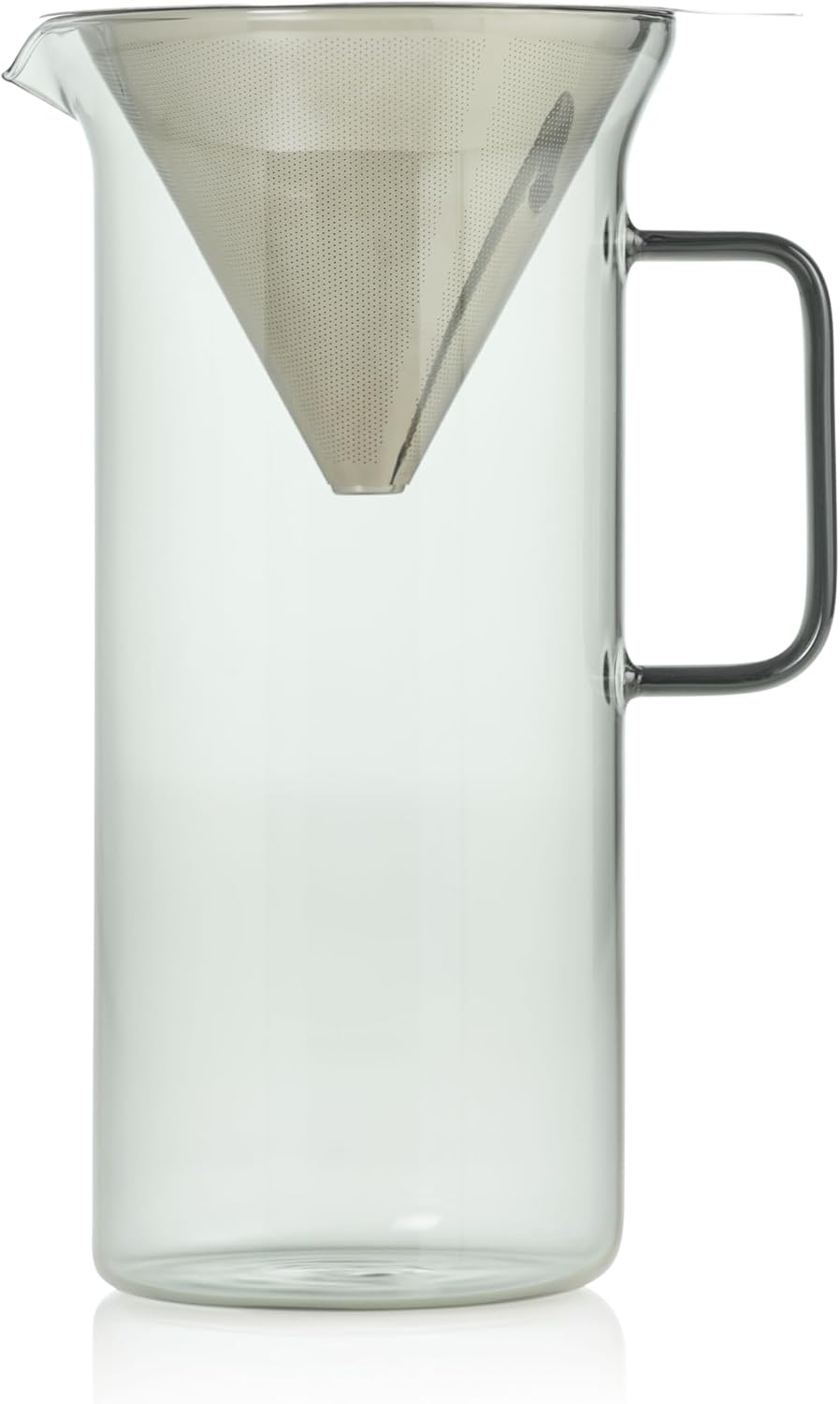 AdHoc MC83 Pour Over Kaffeebereiter Impact | 1000 ml | Mundgeblasenes Borosilikatglas | Aromaschonen